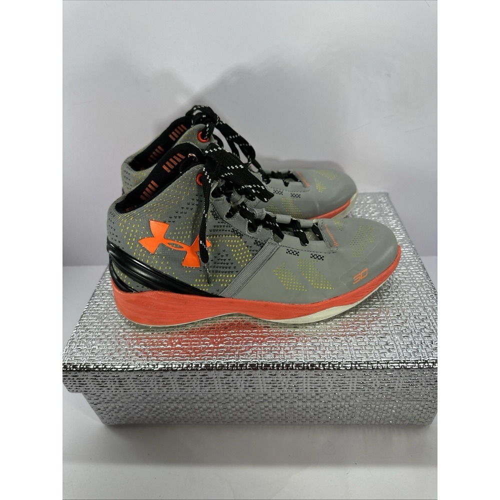 UNDER ARMOUR ✨SC ✨Curry✨‎ Basketball Shoes✨Grey Orange Black